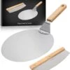 GrillX Pizzaschep Met Pizzasnijder - 30cm - In Luxe Doos - Pizzaspatel Voor BBQ & Oven - BBQ Accesoires Gereedschap