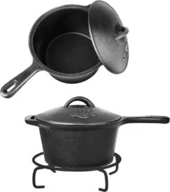 EL Fuego Dutch Oven Set Gietijzer 7-delig 14 EL Fuego Dutch Oven Set Gietijzer 7-delig -Keukengrill Winkel 1063x1200