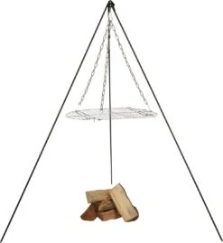 Esschert Design - Driepoot Met Ketting - Haardvuur Accessoires - Staal - Zwart -Keukengrill Winkel 1103x1200 2