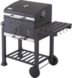 Tepro Toronto Click Barbecue Bbq Houtskool - Grilloppervlak (LxB) 56 X 42 Cm - Met Thermometer In De Deksel - RVS - Houtskoolbarbecue