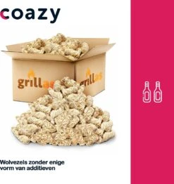 Aanmaakkrullen Voor BBQ Of Kachel | 3kg ECO FSC Gecertificeerd Aanmaakhout Barbecue - Biologisch En Duurzaam Aanmaakwokkels - Houtwol Wokkels - Barbeque Aansteker - Aanmaakblokjes - Accessoires - Ongeveer 240 Krullen -Keukengrill Winkel 1132x1200 2