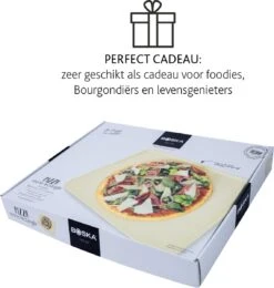Boska Pizzasteen Deluxe Rechthoek - Voor De Oven - Knapperige Pizza's - 40x32 Cm - BBQ Accessoires -Keukengrill Winkel 1142x1200