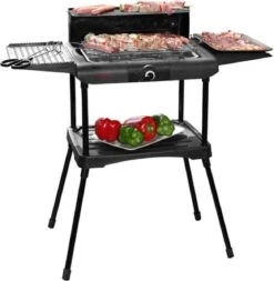 Excellent Electrics Elektrische Barbecue - Grilloppervlak (LxB) 36x24 Cm - 2000W - Zwart -Keukengrill Winkel 1171x1200 2