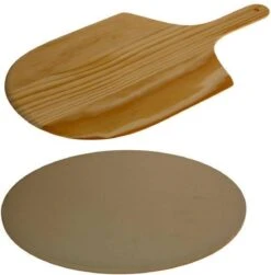 Merkloos Excellent Houseware Pizza-baksteen - Met Pizza-schep -Keukengrill Winkel 1179x1200 1