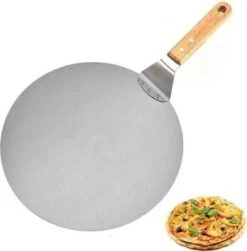 Luxe Pizzaschep Voor Verse Pizza - Extra Groot - RVS 30CM - Grote Pizza Schep Voor Oven Of BBQ Barbecue - Hout Handvat - Pizzaspatel Voor Zelfgemaakte Ovenpizza -Keukengrill Winkel 1180x1200 5