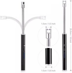 Merkloos BBQ Aansteker Oplaadbaar Met Usb Kabel - Elektrische Keuken Aansteker - Flexibele Aansteker - Zwart -Keukengrill Winkel 1186x1200 1