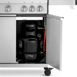 Burnhard Gas BBQ Big FRED Deluxe - 4 Branders - Incl. Keramische Infraroodbrander & Afdekhoes - Deluxe -Keukengrill Winkel 1193x1200 4