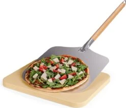 Blumtal - Pizzasteen Met XL Pizza Schep - Professionele Pizza Set - Cordieriet Pizza Stone -Keukengrill Winkel 1200x1036