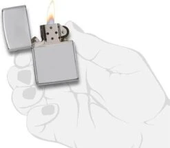 Zippo Lighter Polished Chrome -Keukengrill Winkel 1200x1044 1