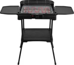 Princess 112250 Elektrische BBQ Met Zijplanken - BBQ - 40x25cm - Met En Zonder Statief Te Gebruiken - Met Zijplankjes - Ook Te Gebruiken Als Tafelgrill - 2200W -Keukengrill Winkel 1200x1065 1