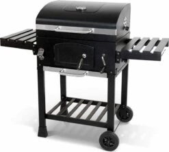 Alice's Garden Houtskool BBQ Bernard - Smoker - Verstelbare Houtskoolbak - Zwart -Keukengrill Winkel 1200x1077