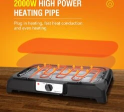 Aigostar Lava 30LDQ - Elektrische Grill - BBQ - Tafel Barbecue - Grilloppervlakte 41 X 24 Cm - 2000 Watt 10 Aigostar Lava 30LDQ - Elektrische Grill - BBQ - Tafel Barbecue - Grilloppervlakte 41 X 24 Cm - 2000 Watt -Keukengrill Winkel 1200x1087 2