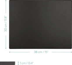 Navaris Pizzasteen XL Voor Oven En Barbecue - Rechthoekige Pizzaplaat 38 X 30 Cm - Inclusief Receptenboek - Keramisch Geglazuurd - Zwart 22 Navaris Pizzasteen XL Voor Oven En Barbecue - Rechthoekige Pizzaplaat 38 X 30 Cm - Inclusief Receptenboek - Keramisch Geglazuurd - Zwart -Keukengrill Winkel 1200x1093