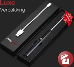 Dailygoods® Elektrische Aansteker - Plasma Aansteker - Oplaadbaar - Gift Set - Zwart -Keukengrill Winkel 1200x1094 1