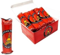 Houtskool Tabletten - Golden Temple - 3.3cm - 100 Stuks -Keukengrill Winkel 1200x1095 2