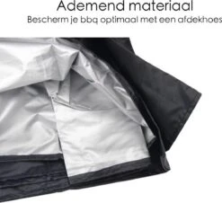 BBQ Beschermhoes - Voor Kamado - Universeel - Tot 23 Inch - Zwart -Keukengrill Winkel 1200x1100