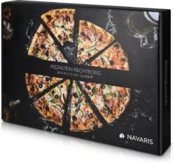 Navaris Pizzasteen XL Voor Oven En Barbecue - Rechthoekige Pizzaplaat 38 X 30 Cm - Inclusief Receptenboek - Keramisch Geglazuurd - Zwart 20 Navaris Pizzasteen XL Voor Oven En Barbecue - Rechthoekige Pizzaplaat 38 X 30 Cm - Inclusief Receptenboek - Keramisch Geglazuurd - Zwart -Keukengrill Winkel 1200x1125 1
