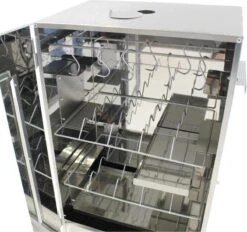 Kynast Exklusiv - Rookoven - Met 3 Etages - Metaal - Grijs -Keukengrill Winkel 1200x1129 3