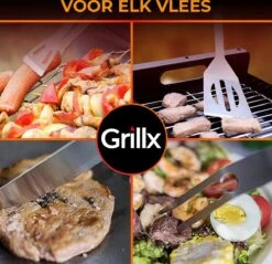 GrillX Barbecue Gereedschap Set - 19-delig - Inclusief Luxe Draagtas - BBQ Accesoires - Gereedschapset -Keukengrill Winkel 1200x1161