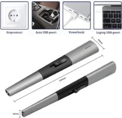 Allkinds Lange Elektrische Plasma Aansteker - USB Oplaadbaar - Vlamloze Elektrische Aansteker Voor Keuken, Kaars, BBQ Of Openhaard - Zwart - In- En Outdoor - Chique Design 9 Allkinds Lange Elektrische Plasma Aansteker - USB Oplaadbaar - Vlamloze Elektrische Aansteker Voor Keuken, Kaars, BBQ Of Openhaard - Zwart - In- En Outdoor - Chique Design -Keukengrill Winkel 1200x1162 2