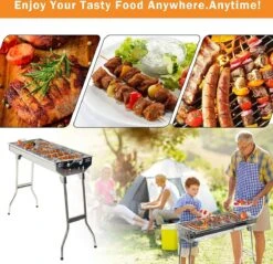 Uten - Houtskoolbarbecue - Opvouwbare Barbecue - Houtskoolbarbecues - Draagbare Camping Barbecue - 430 Roestvrij Staal Grill BBQ - 5-10 Persoon Tuin Buitenfeest - Zilver 12 Uten - Houtskoolbarbecue - Opvouwbare Barbecue - Houtskoolbarbecues - Draagbare Camping Barbecue - 430 Roestvrij Staal Grill BBQ - 5-10 Persoon Tuin Buitenfeest - Zilver -Keukengrill Winkel 1200x1162 5