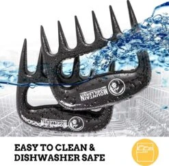 Mountain Grillers Claws-High Quality Meat Claws For American BBQ Pulled Pork-Plastic Meat Claws For Slicing-Vaatwasser Safe Bear Claws Gift Idee -Keukengrill Winkel 1200x1175 1