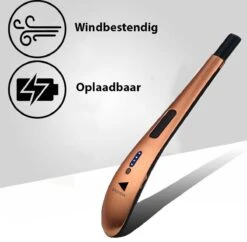 Oplaadbare Lange Elektrische Aansteker - Rose Goud - Duurzame Plasma Aansteker - Inclusief Cadeauverpakking - BBQ - Kaarsen -Keukengrill Winkel 1200x1177 8