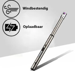 Oplaadbare Lange Dunne Elektrische Aansteker - Duurzame Plasma Aansteker - Inclusief Cadeauverpakking - BBQ – Kaarsen – Zilver -Keukengrill Winkel 1200x1177 9
