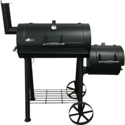 Fire Beam Houtskool Barbecue - Grilloppervlak (LxB) 35 X 66 Cm - Smoker - Zwart -Keukengrill Winkel 1200x1194 1