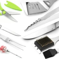 Saveur Royal® 35-delige Barbecue Gereedschapset In Roestvrij Staal - BBQ Grill Set Met Draagtas - Barbecuegerei-sets - Barbecue Accessoires Gereedschap - 35-delig 21 Saveur Royal® 35-delige Barbecue Gereedschapset In Roestvrij Staal - BBQ Grill Set Met Draagtas - Barbecuegerei-sets - Barbecue Accessoires Gereedschap - 35-delig -Keukengrill Winkel 1200x1195 2