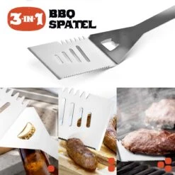 Squago BBQ Accesoires XXL Set Met Schort - Gereedschap - Gereedschapset Tang Borstel Mat -Keukengrill Winkel 1200x1198 5