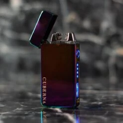 Merkloos Cuberna Elektrische Plasma USB Aansteker Met Batterij Indicator Rainbow - Wind En Storm Bestendig - Geschikt Voor Kaarsen, Vuurwerk, Sigaretten En BBQ -Keukengrill Winkel 1200x1200 117