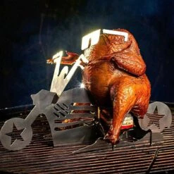 GrillX Beer Can Chicken Houder - Kiphouder Motorcycle - BBQ Accesoires - Bierkip - Barbeque Gereedschap - Chicken Sitter -Keukengrill Winkel 1200x1200 154