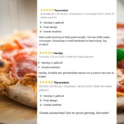 Nowad Pizzaschep RVS Rond Voor BBQ En Oven - 30,5 Cm - Pizzaspatel - Taartschep - Houten Handvat - Ophangbaar - Rond - Vaatwasbestendig - Keukenaccessoires -Keukengrill Winkel 1200x1200 174