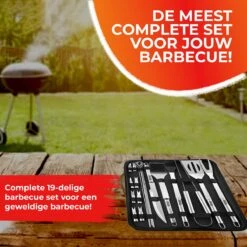 GrillX Barbecue Gereedschap Set - 19-delig - Inclusief Luxe Draagtas - BBQ Accesoires - Gereedschapset -Keukengrill Winkel 1200x1200 199