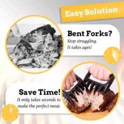 Mountain Grillers Claws-High Quality Meat Claws For American BBQ Pulled Pork-Plastic Meat Claws For Slicing-Vaatwasser Safe Bear Claws Gift Idee -Keukengrill Winkel 1200x1200 250