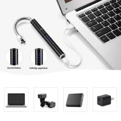 Oplaadbare Lange Elektrische Aansteker Buigbaar - Buigbare Aansteker - Duurzame Plasma Aansteker - Inclusief Cadeauverpakking - BBQ - Kaarsen - Zwart 9 Oplaadbare Lange Elektrische Aansteker Buigbaar - Buigbare Aansteker - Duurzame Plasma Aansteker - Inclusief Cadeauverpakking - BBQ - Kaarsen - Zwart -Keukengrill Winkel 1200x1200 291