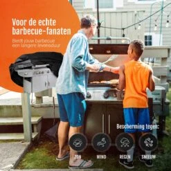GrillX Barbecue Hoes - 145 X 61 X 117cm - BBQ Hoes Waterdicht - Beschermhoes Inclusief Trekkoord - BBQ Accesoires -Keukengrill Winkel 1200x1200 34