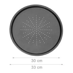 Relaxdays 3 Pizaplaten Met Pizzarek, Pizza Bakplaat Rond 33 Cm, Pizzaplaat 3stuk -Keukengrill Winkel 1200x1200 434