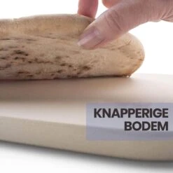 Buxibo 2in1 Pizzasteen - Voor BBQ & Oven - Inclusief Serveer Plank - Pizzabord/Pizzaplank - 30.5 X 38.1 X 1.4 Cm -Keukengrill Winkel 1200x1200 443