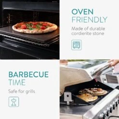 Navaris Pizzasteen XL Voor Oven En Barbecue - Rechthoekige Pizzaplaat 38 X 30 Cm - Inclusief Receptenboek - Keramisch Geglazuurd - Zwart 15 Navaris Pizzasteen XL Voor Oven En Barbecue - Rechthoekige Pizzaplaat 38 X 30 Cm - Inclusief Receptenboek - Keramisch Geglazuurd - Zwart -Keukengrill Winkel 1200x1200 448