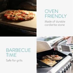 Navaris Pizzasteen XL Voor Oven En Barbecue - Rechthoekige Pizzaplaat 38 X 30 Cm - Inclusief Receptenboek - Keramisch Geglazuurd - Zwart 25 Navaris Pizzasteen XL Voor Oven En Barbecue - Rechthoekige Pizzaplaat 38 X 30 Cm - Inclusief Receptenboek - Keramisch Geglazuurd - Zwart -Keukengrill Winkel 1200x1200 451