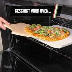 Gadgy Pizzasteen Met Pizzaschep – Cordieriet Voor Knapperige Pizzabodem – Pizzasteen Voor BBQ, Oven Of Kamado - Pizzaspatel - Pizza Set -Keukengrill Winkel 1200x1200 462