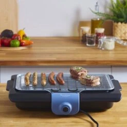 Moulinex BG134812 Barbecue Tafelblad Electrisch 2100W Zwart, Blauw, Zilver Barbecue 21 Moulinex BG134812 Barbecue Tafelblad Electrisch 2100W Zwart, Blauw, Zilver Barbecue -Keukengrill Winkel 1200x1200 545