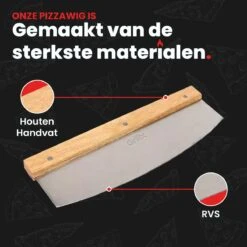 GrillX Pizzaschep Met Pizzasnijder - 30cm - In Luxe Doos - Pizzaspatel Voor BBQ & Oven - BBQ Accesoires Gereedschap -Keukengrill Winkel 1200x1200 55