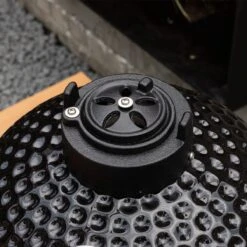 BluMill Kamado BBQ Egg - Kamado 13 Inch - Incl. Vlees Thermometer - Houtskoolbarbecues - Zwart - Ø 27cm -Keukengrill Winkel 1200x1200 566