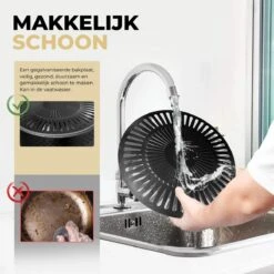 Ozocozy BBQ-ONE Houtskool Tafelbarbecue - Ø30 Cm- Zwart - Incl. Draagtas, Siliconen Bakkwast En RVS-Barbecuetang -Keukengrill Winkel 1200x1200 573