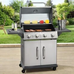 Kansas Gasgrill Barbecue - 4 Pits - RVS -Keukengrill Winkel 1200x1200 578