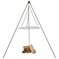Esschert Design - Driepoot Met Ketting - Haardvuur Accessoires - Staal - Zwart -Keukengrill Winkel 1200x1200 591