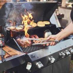 Burnhard Gas BBQ Big FRED Deluxe - 4 Branders - Incl. Keramische Infraroodbrander & Afdekhoes - Deluxe -Keukengrill Winkel 1200x1200 650